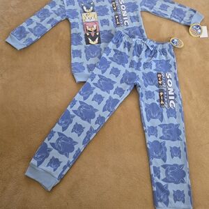 Sonic The Hedgehog Blue Kids Sweat Suit